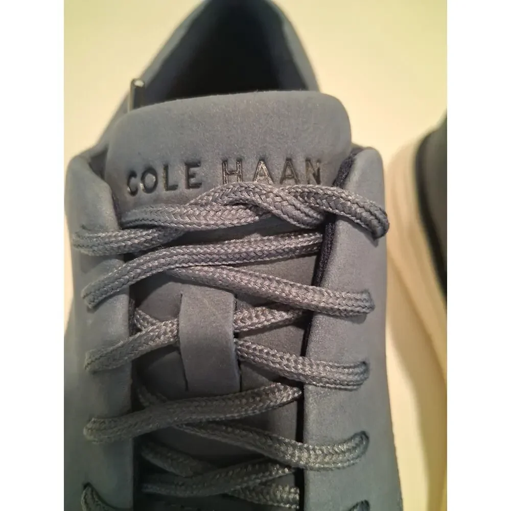 Cole Haan Grand Atlantic Mens Oxford Shoes Navy Blue Nubuck Size 10M C41662